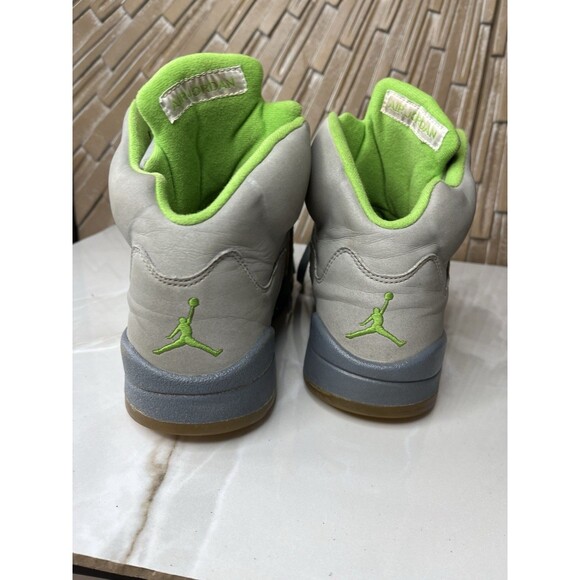 Air Jordan 5 Retro Green Bean Silver/Flint Grey DM9014 Sz 9 Sneakers Shoes Men main image 6
